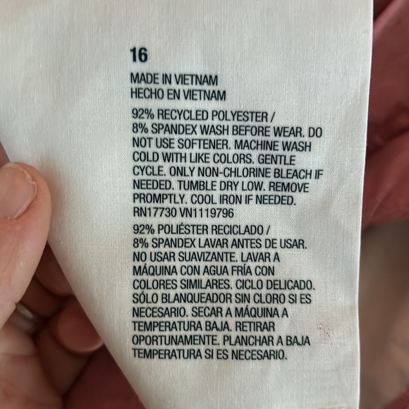 Cat & Jack pink golf shorts size 16 - Picture 4 of 5